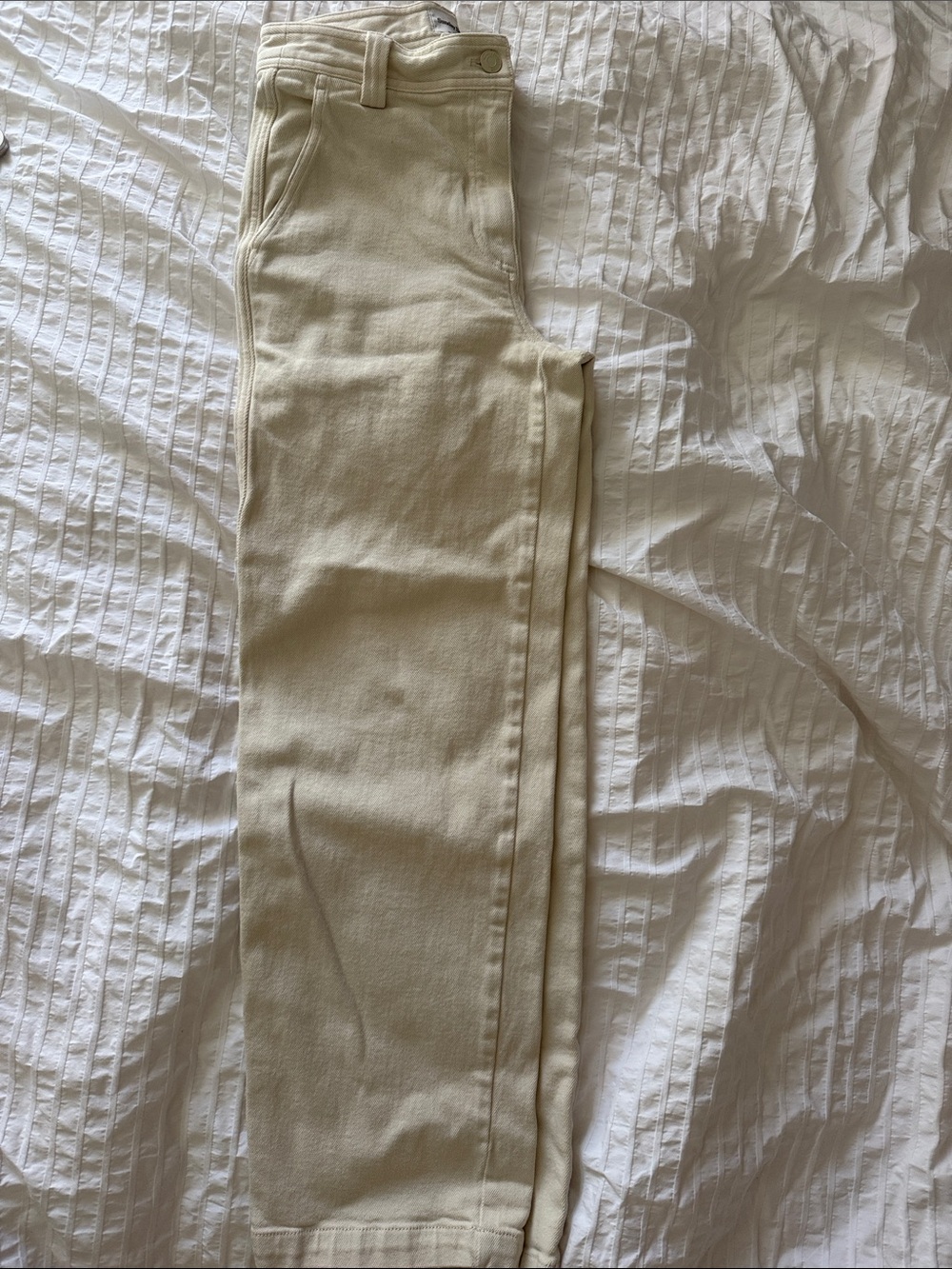 Women’s Cream Casual Pants